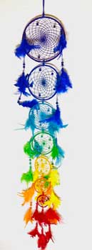 33" Rainbow Chakra Dreamcatcher