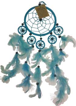6 1-2" Light Blue Dream Catcher