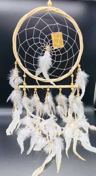 8 1-2" Rattan Circle Dream Catcher