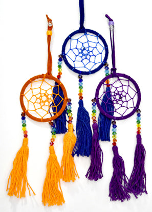 6 1-2" Chakra Dream Catcher (7 Per Set)