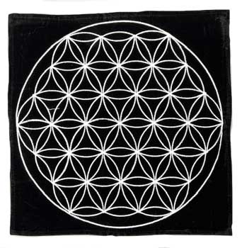 12"x12" Flower Of Life Pndulum Map