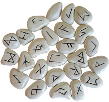 White Resin Rune Set