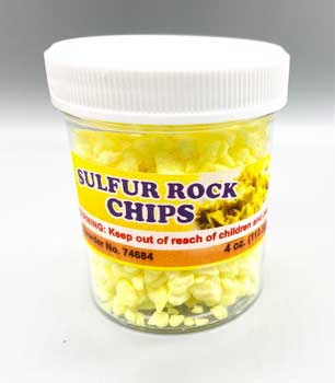 4oz Sulfur Rock Chips