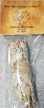 White Sage Smudge Stick 5-6"