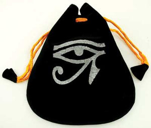 Eye Of Horus Velveteen Bag