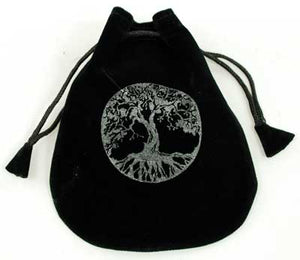 Tree Of Life Velveteen Bag