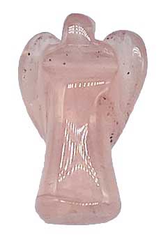 1" Rose Quartz Angel