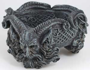 Pan Candle, Incense And Smudging Tray 7"