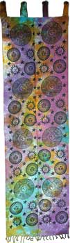 Suns & Stars Curtains Pair 22" X 72"