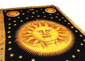 Sun God Tapestry 72" X 108"
