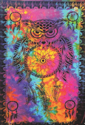 54" X 86" Owl Dream Catcher