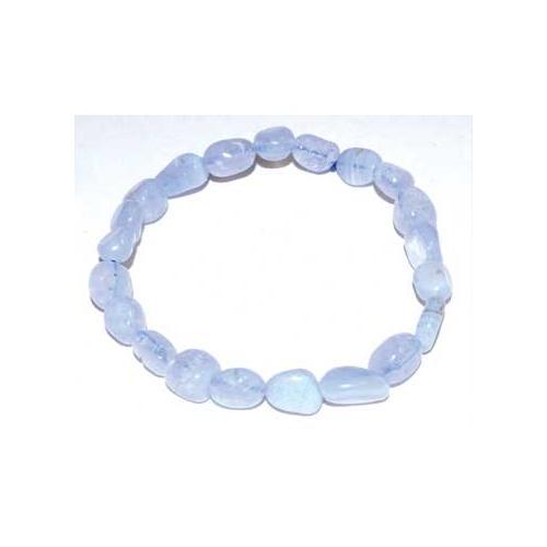 Agate, Blue Lace Nugget Bracelet - Nakhti By Kali J.N.S