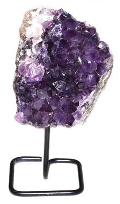Amethyst On Metal Stand (a Quality) - Nakhti By Kali J.N.S