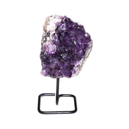 Amethyst On Metal Stand (a Quality) - Nakhti By Kali J.N.S