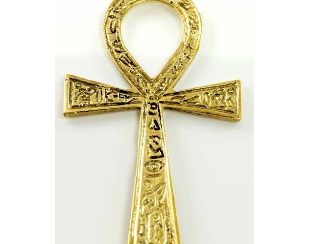 Ankh Brass 2 3-8" X 4" - Nakhti By Kali J.N.S