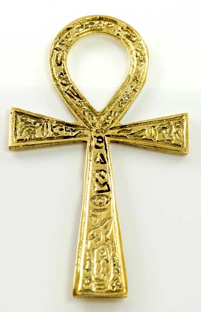 Ankh Brass 2 3-8" X 4" - Nakhti By Kali J.N.S