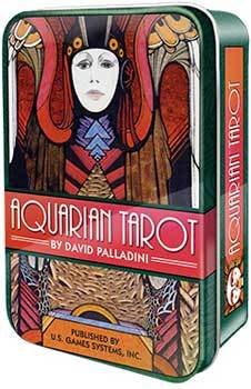 Aquarian Tarot Tin By Palladini, David - Nakhti By Kali J.N.S