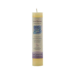 Astral Journey Reiki Charged Pillar Candle - Nakhti By Kali J.N.S