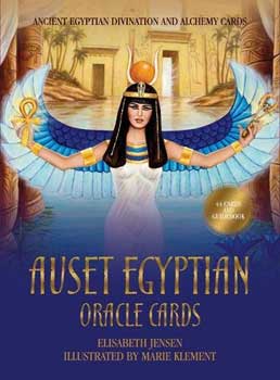 Auset Egyptian Oracle Cards By Jensen & Klement - Nakhti By Kali J.N.S