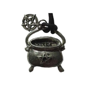 Cauldron With Pentacle Amulet