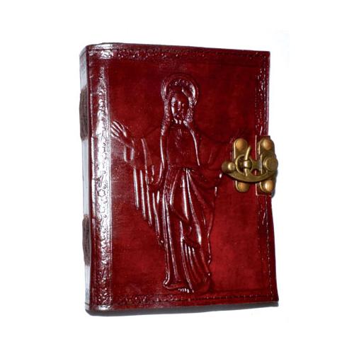 Jesus Leather Blank Book W- Latch