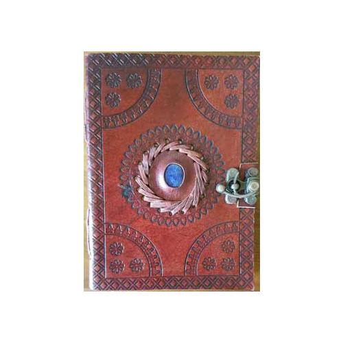 5" X 7" God's Eye Embossed Leather W- Latch