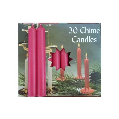 1-2" Pomegranate Chime Candle 20 Pack