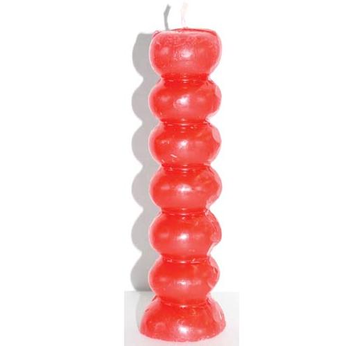 Red Seven Knob Candles