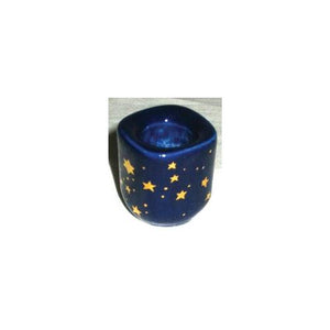 Cobalt Ceramic Starry Chime Holder
