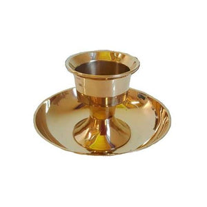 Brass Taper And Pillar Candle Holder