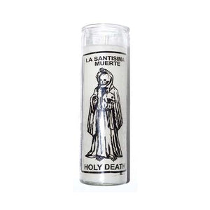 Holy Death White 7 Day Jar Candle