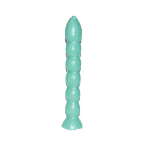 9 1-2" Green 7 Knob Candle
