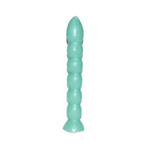 9 1-2" Green 7 Knob Candle