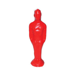 7 1-4" Red Male Candle