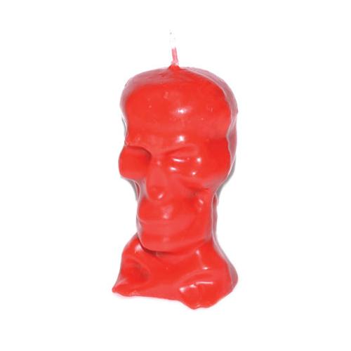 5 1-2" Red Skull Candle
