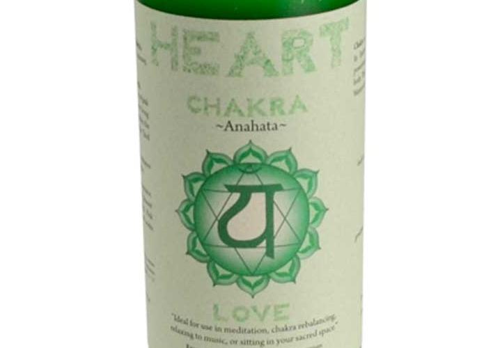 Heart Chakra Pillar Candle 3" X 6"