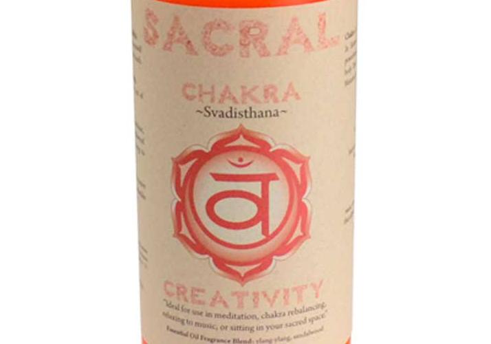 Sacral Chakra Pillar Candle 3" X 6"