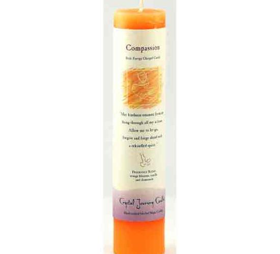 Compassion Reiki Charged Pillar Candle