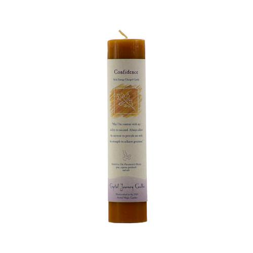 Confidence Reiki Charged Pillar Candle