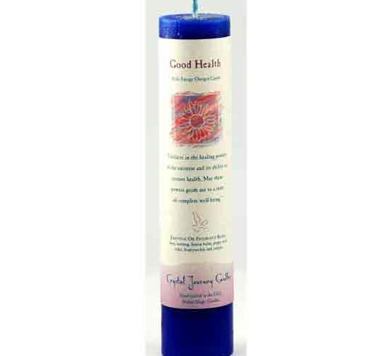 Good Health Reiki Charged Pillar Candle