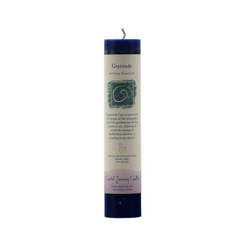 Gratitude Reiki Charged Pillar Candle