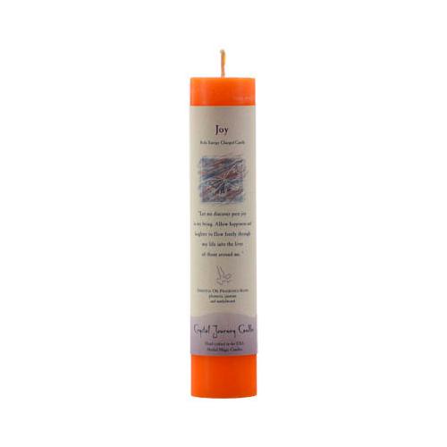 Joy Reiki Charged Pillar Candle
