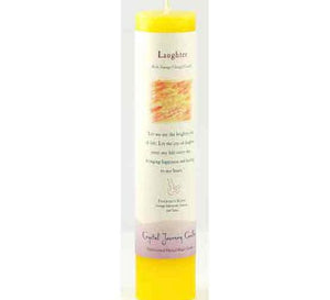 Laughter Reiki Charged Pillar Candle
