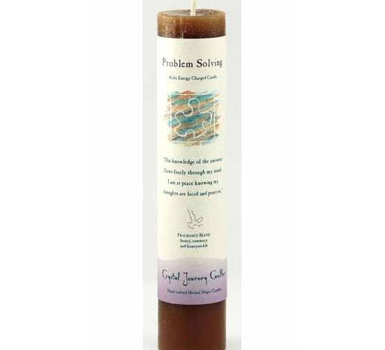 Problem Solving Reiki Charged Pillar Candle