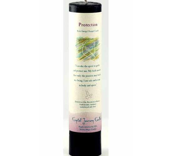 Protection Reiki Charged Pillar Candle