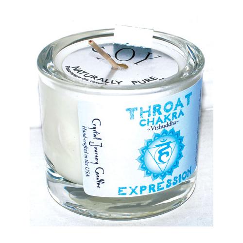 Throat Chakra Soy Votive Candle