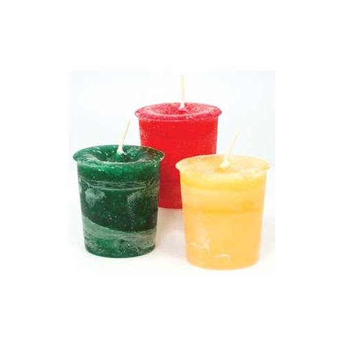 Peace Herbal Votive - Dark Green