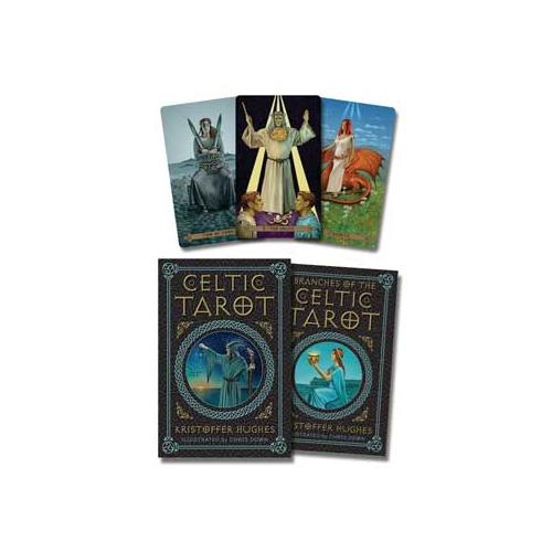 Celtic Tarot Deck & Book By Hughes & Down