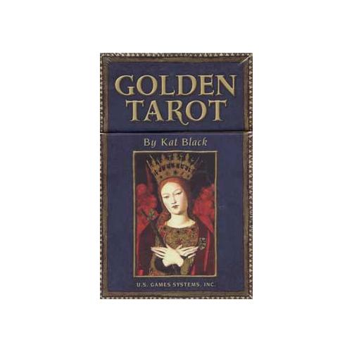 Golden Tarot Deck & Book By Kat Black