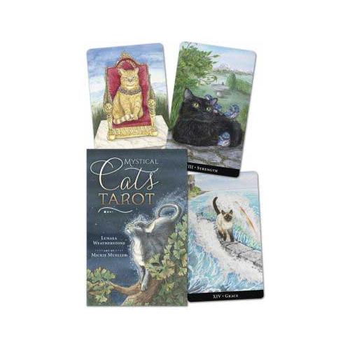 Mystic Cats Tarot (book And Deck) By Weatherstone & Muller